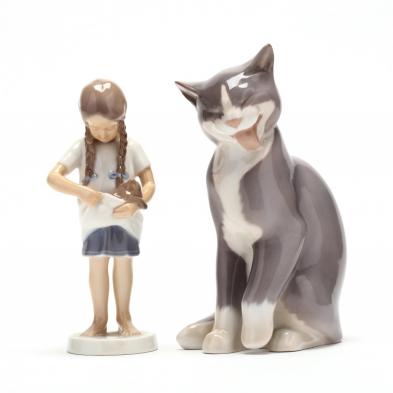 two-cat-related-figurines-bing-grondahl