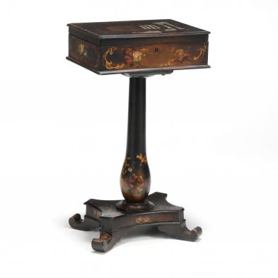 antique-continental-lacquered-sewing-stand