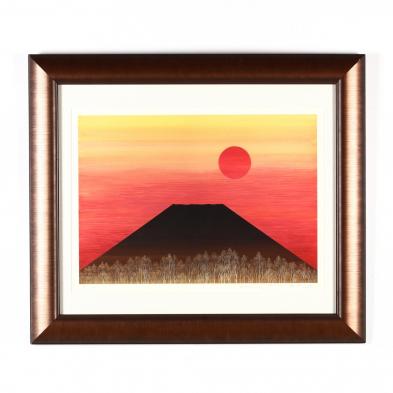 koji-terunuma-japanese-b-1950-i-mt-fuji-with-red-sun-i