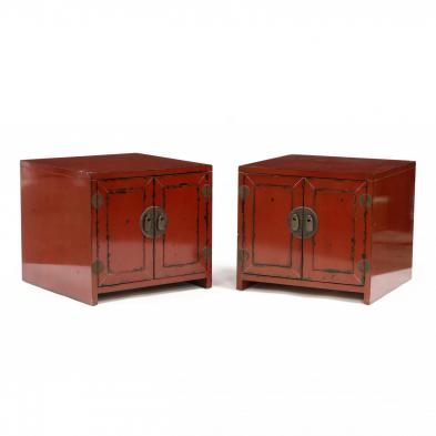 pair-of-chinese-red-lacquered-side-cabinets