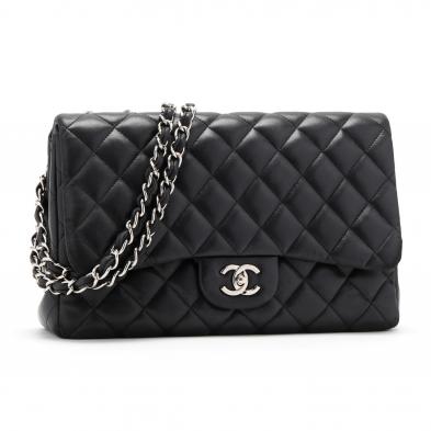 jumbo-slate-colored-lambskin-flap-bag-chanel