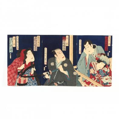 toyohara-kunichika-japanese-1835-1900-woodblock-print-triptych