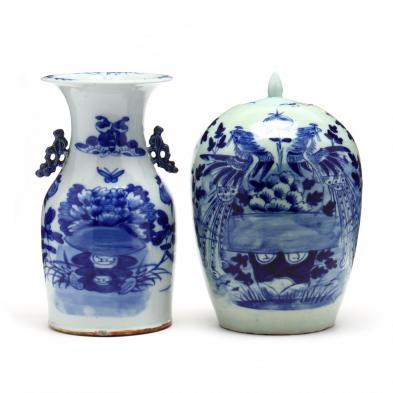two-chinese-blue-white-porcelains