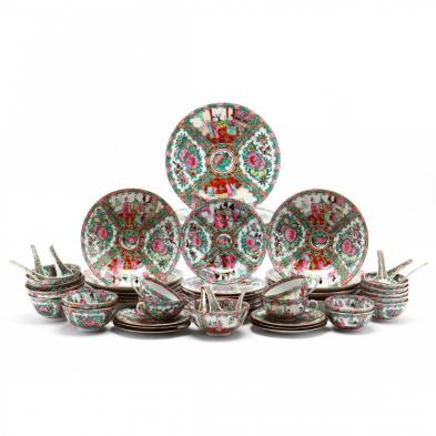 a-group-of-rose-medallion-tableware-20th-century