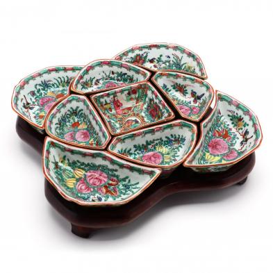 chinese-export-rose-medallion-style-dim-sum-serving-set