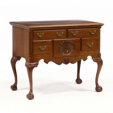 biggs-mahogany-chippendale-style-lowboy