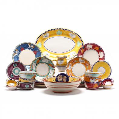 a-set-of-vietri-pottery-tableware-solimene-46-pieces