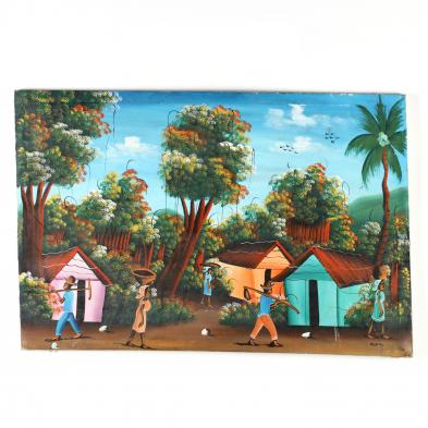 haitian-school-village-scene