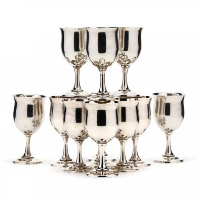 set-of-12-reed-barton-queen-elizabeth-sterling-silver-goblets