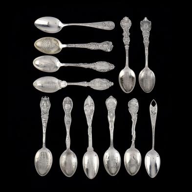 12-assorted-sterling-silver-souvenir-spoons