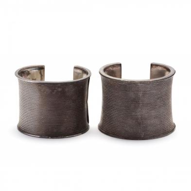 two-sterling-silver-cuff-bracelets