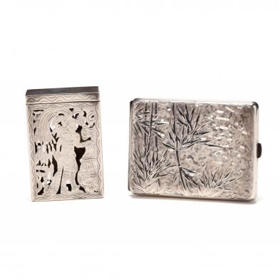 two-exotic-silver-cigarette-boxes