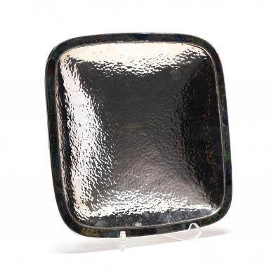los-castillo-silverplate-serving-dish-with-enameled-rim