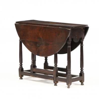william-and-mary-oak-gateleg-side-table