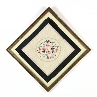 a-chinese-framed-silk-embroidery