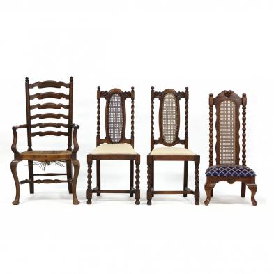 four-english-chairs