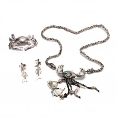 group-of-nautical-silver-jewelry