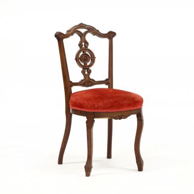 victorian-carved-walnut-parlor-chair