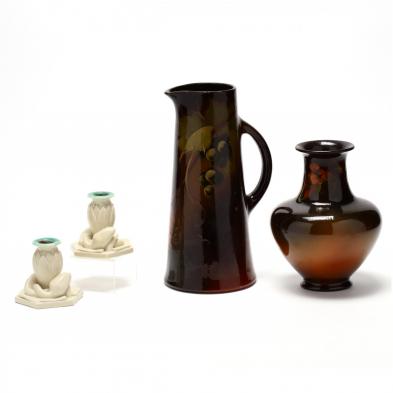 three-american-art-pottery-pieces