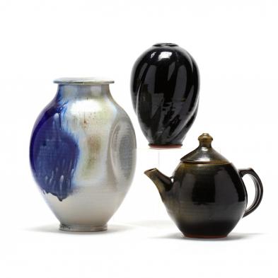 three-nc-pottery-vessels-ben-owen-iii