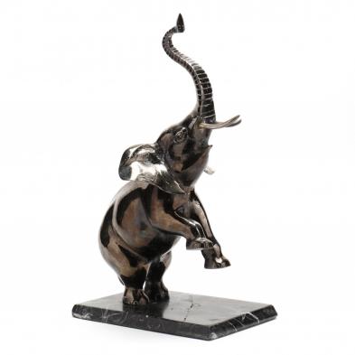 modernist-silverplate-sculpture-of-an-elephant