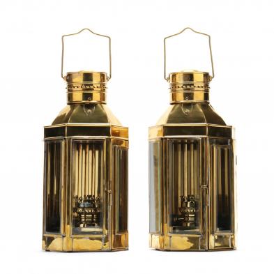 pair-of-brass-ship-s-lanterns