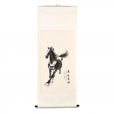 a-chinese-ink-painting-of-a-horse