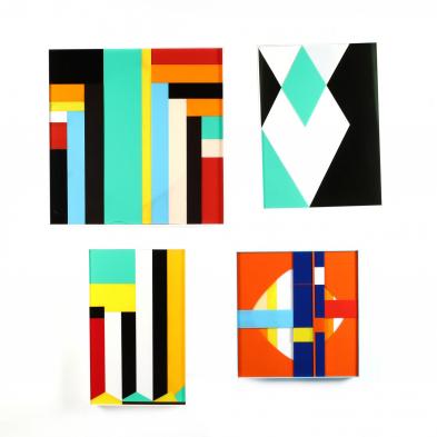 saul-brenner-nc-four-acrylic-wall-sculptures