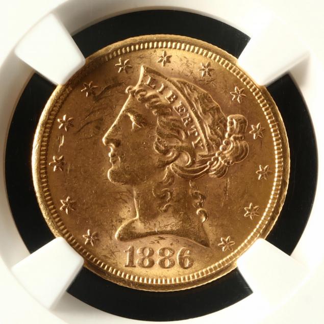 1886-s-5-liberty-head-gold-half-eagle-ngc-ms61