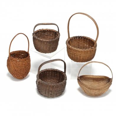 five-vintage-egg-baskets