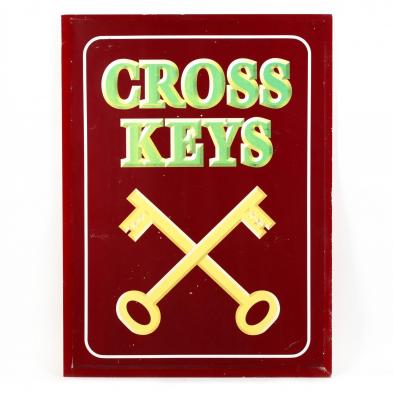 vintage-cross-keys-pub-sign