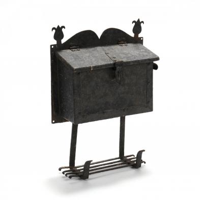 vintage-arts-and-crafts-iron-mailbox