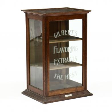 gilbert-s-flavoring-extract-advertising-countertop-display-case