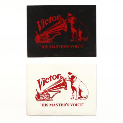 a-pair-of-victor-victrola-advertising-signs