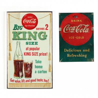 two-vintage-coca-cola-signs