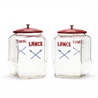 a-pair-of-lance-eight-sided-cracker-jars