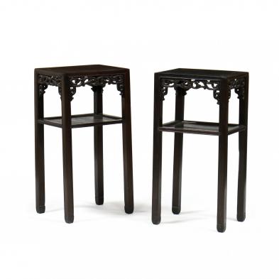 pair-of-vintage-chinese-carved-hardwood-stands