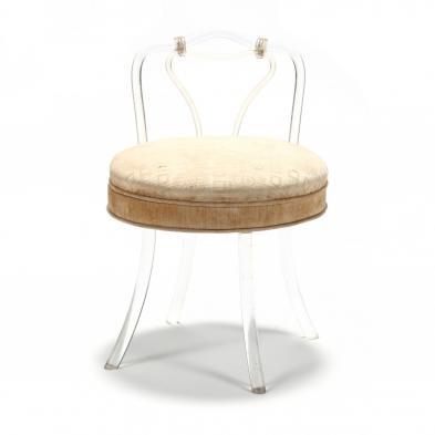 Lucite sales vanity chair
