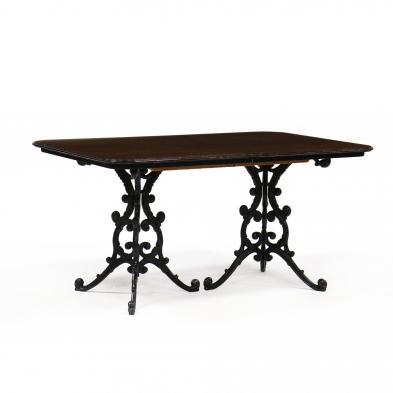 mid-century-double-pedestal-dining-table