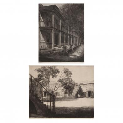 louis-orr-american-1879-1961-two-etchings-of-beaufort-north-carolina