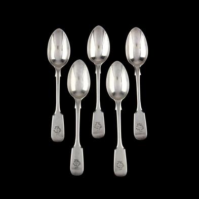 five-victorian-silver-spoons