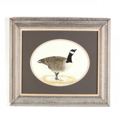 c-roy-huneke-fl-1932-2017-canada-goose-with-nest