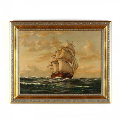 isador-wetchler-ny-ca-1889-1980-clipper-ship-at-sail