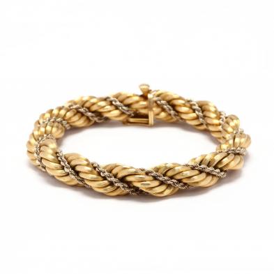 18kt-gold-rope-bracelet-italy