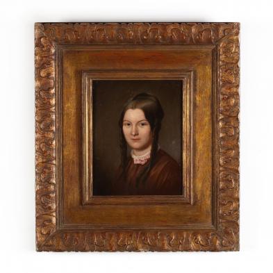 american-school-portrait-of-a-young-woman-mid-19th-century