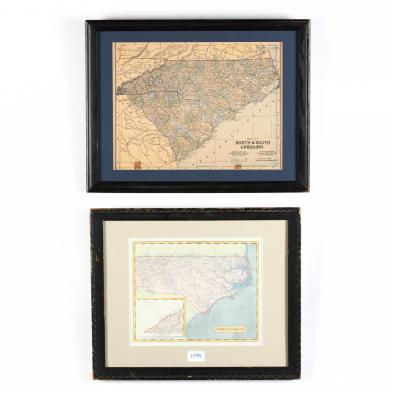 two-framed-maps-of-north-carolina
