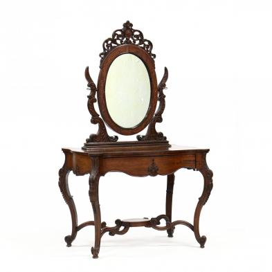 antique-continental-carved-and-inlaid-rosewood-vanity
