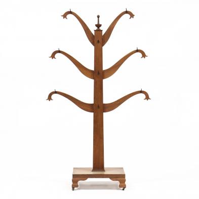 american-classical-walnut-hall-tree