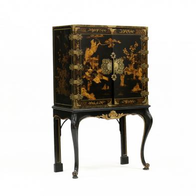 antique-lacquered-chinese-cabinet-on-stand