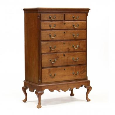 southern-federal-walnut-semi-tall-chest-on-frame